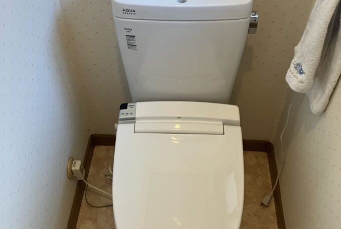 守山市F様邸キッチントイレ水栓交換