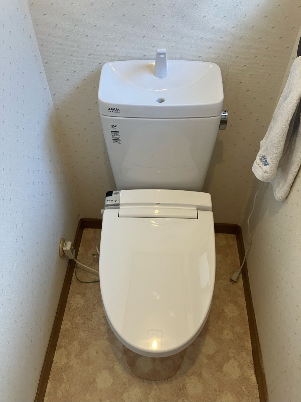 守山市F様邸キッチントイレ水栓交換